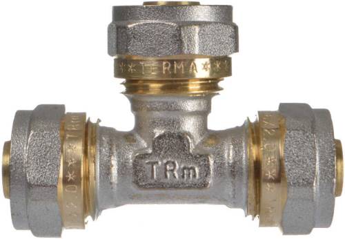 Тройник цанговый 16 ц-ц-ц  МП  TRM 01400