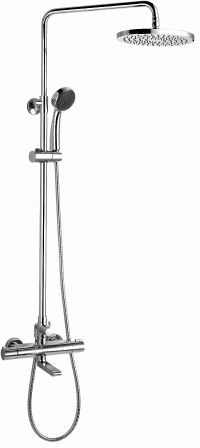 LEMARK Йети LM7862C Cмеситель для ванны и душа с поворотным изливом термостатический  (ЖЦ)