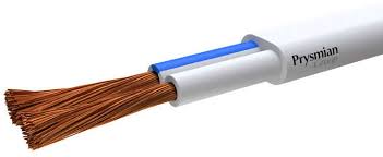Провод ПВС 2х1.5 Ч (бухта) (м) РЭКPRYSMIAN 0102040101 
