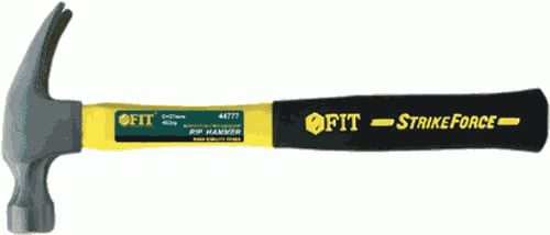 Молоток-гвоздодер с фиберглассовой ручкой Профи (44777)