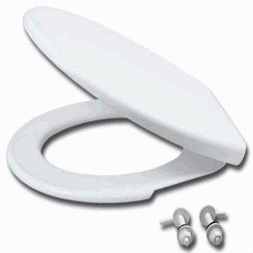 Сиденье для унитаза ВИКТОРИЯ белое, 20980511 (0511) , ВИР ПЛАСТ