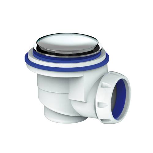 Сифон д/душ. поддона Unicorn G422E с латунным хром. выпуском 65мм, клик-клак, без отвода