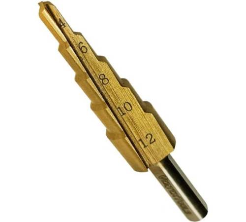 Сверло ступенчатое 4х12  Vertextools 